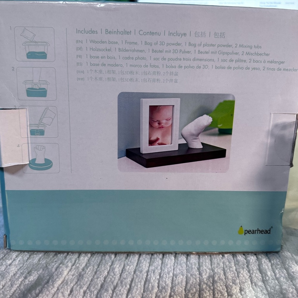 Baby Prints 3-D Frame Kit | New in Box (NIB) | Preserve Precious Memories - Picture 6 of 9